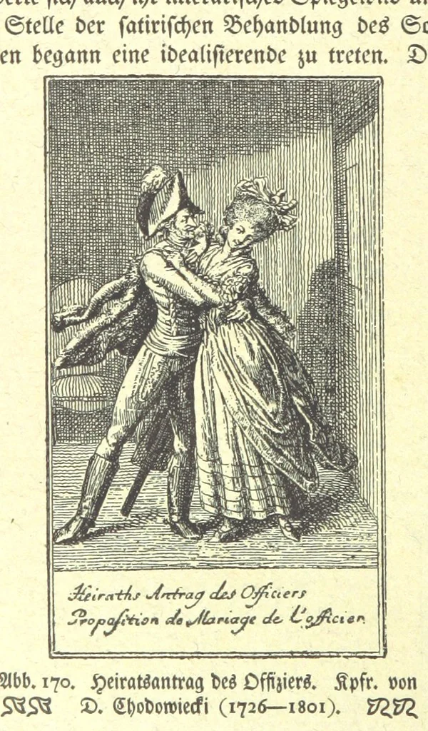 An illustration from Monographien zur deutschen Kulturgeschichte, herausgegeben von G. Steinhausen, 1899, leaf 166
