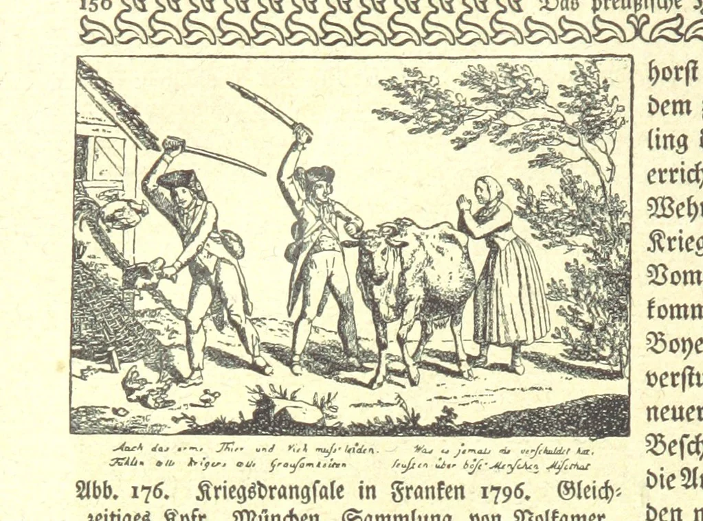 An illustration from Monographien zur deutschen Kulturgeschichte, herausgegeben von G. Steinhausen, 1899, leaf 174
