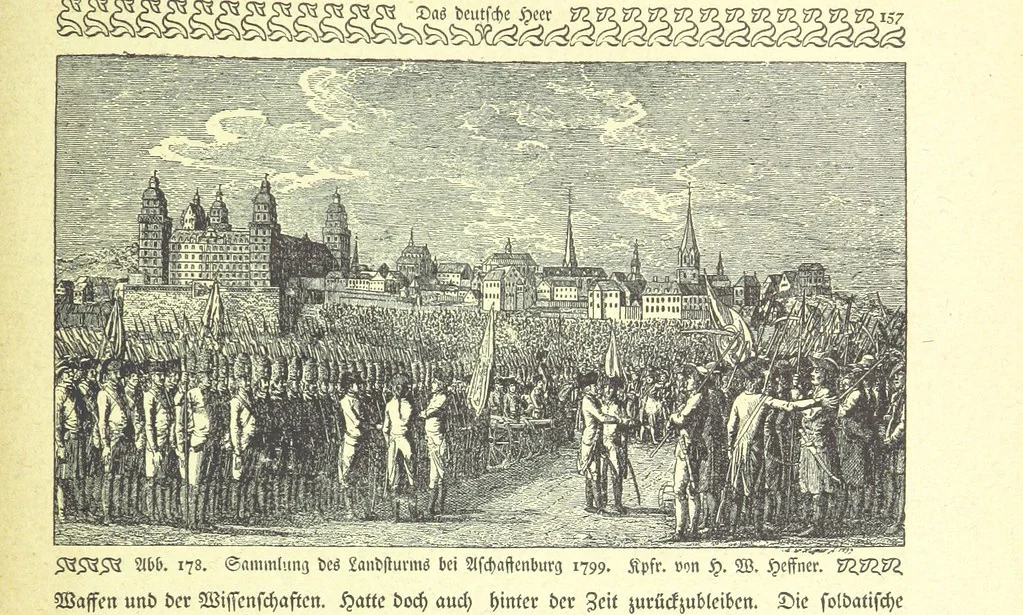 An illustration from Monographien zur deutschen Kulturgeschichte, herausgegeben von G. Steinhausen, 1899, leaf 175