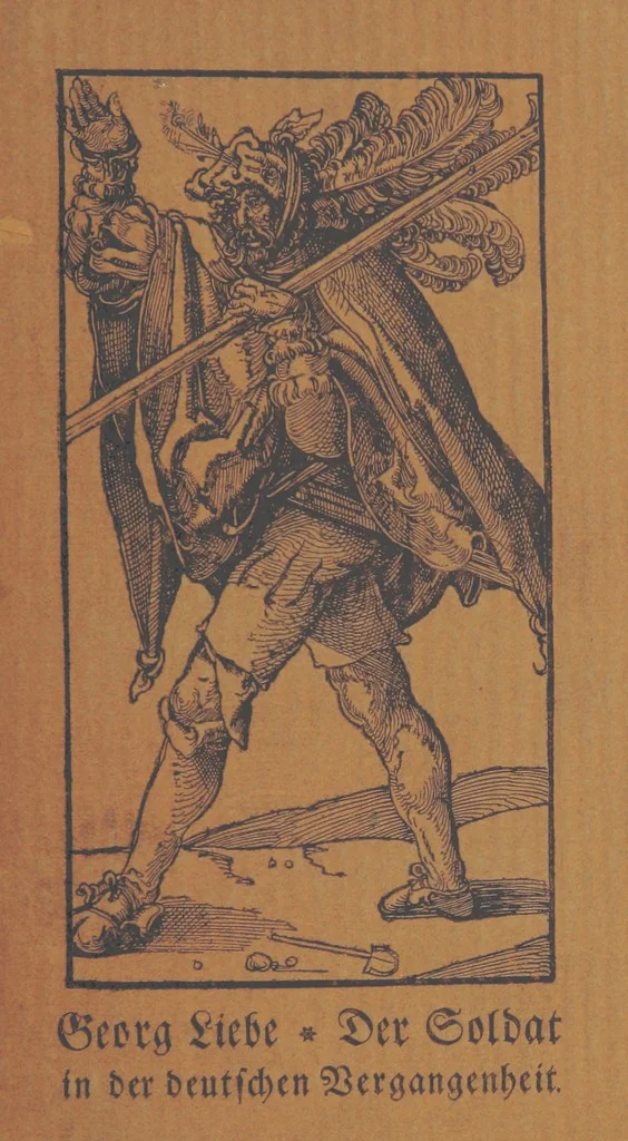 An illustration from Monographien zur deutschen Kulturgeschichte, herausgegeben von G. Steinhausen, 1899, leaf 177