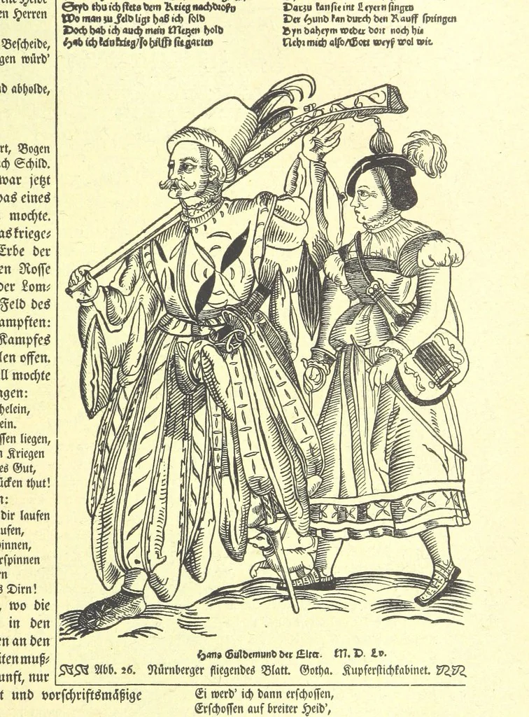 An illustration from Monographien zur deutschen Kulturgeschichte, herausgegeben von G. Steinhausen, 1899, leaf 29