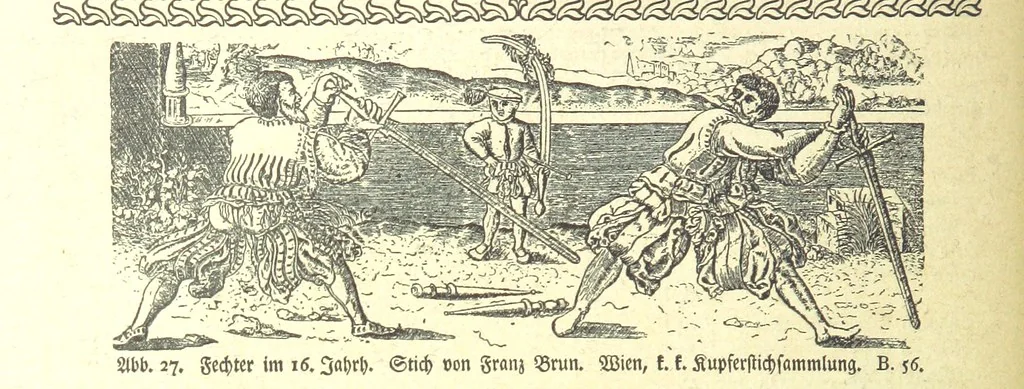 An illustration from Monographien zur deutschen Kulturgeschichte, herausgegeben von G. Steinhausen, 1899, leaf 30