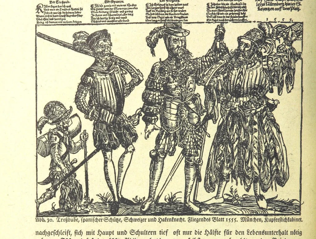 An illustration from Monographien zur deutschen Kulturgeschichte, herausgegeben von G. Steinhausen, 1899, leaf 32