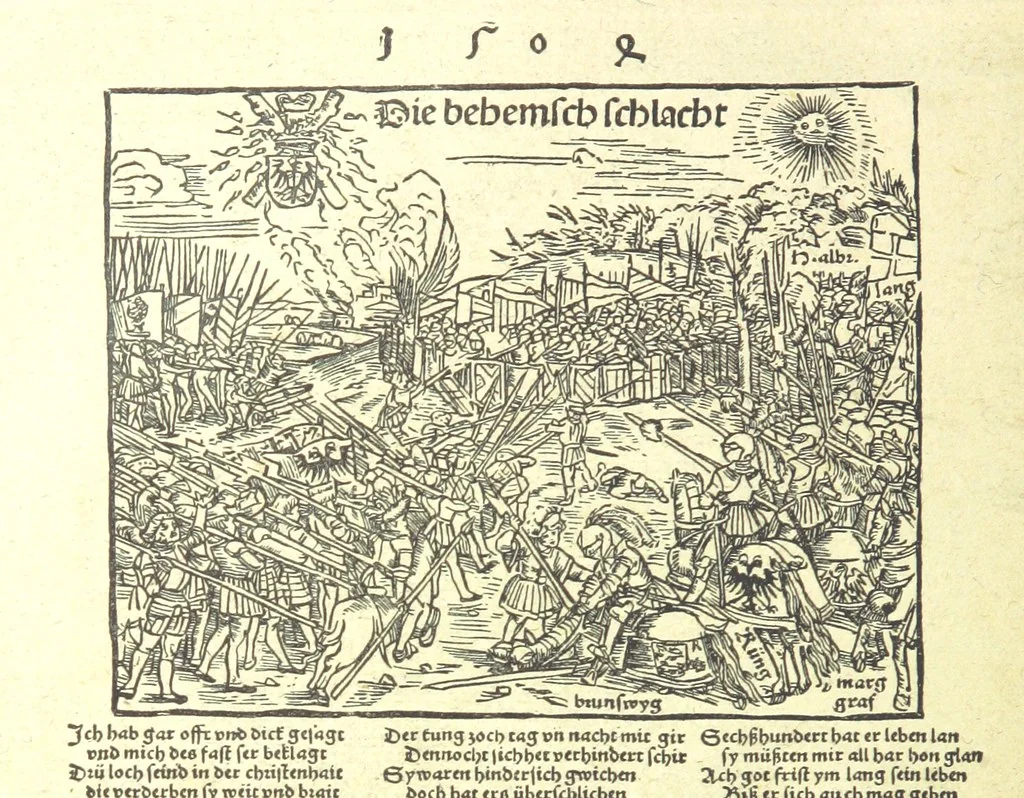 An illustration from Monographien zur deutschen Kulturgeschichte, herausgegeben von G. Steinhausen, 1899, leaf 34