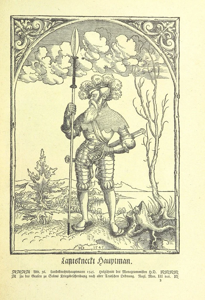 An illustration from Monographien zur deutschen Kulturgeschichte, herausgegeben von G. Steinhausen, 1899, leaf 37