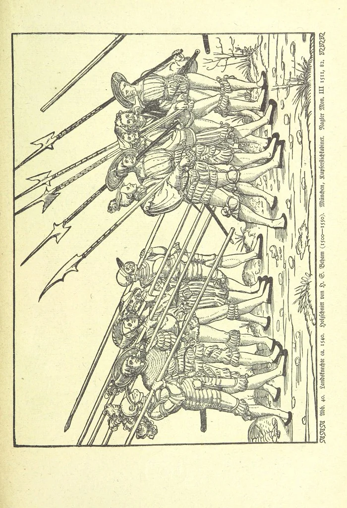 An illustration from Monographien zur deutschen Kulturgeschichte, herausgegeben von G. Steinhausen, 1899, leaf 41