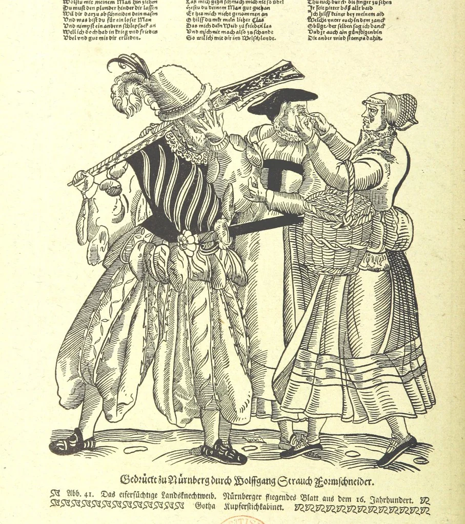 An illustration from Monographien zur deutschen Kulturgeschichte, herausgegeben von G. Steinhausen, 1899, leaf 42