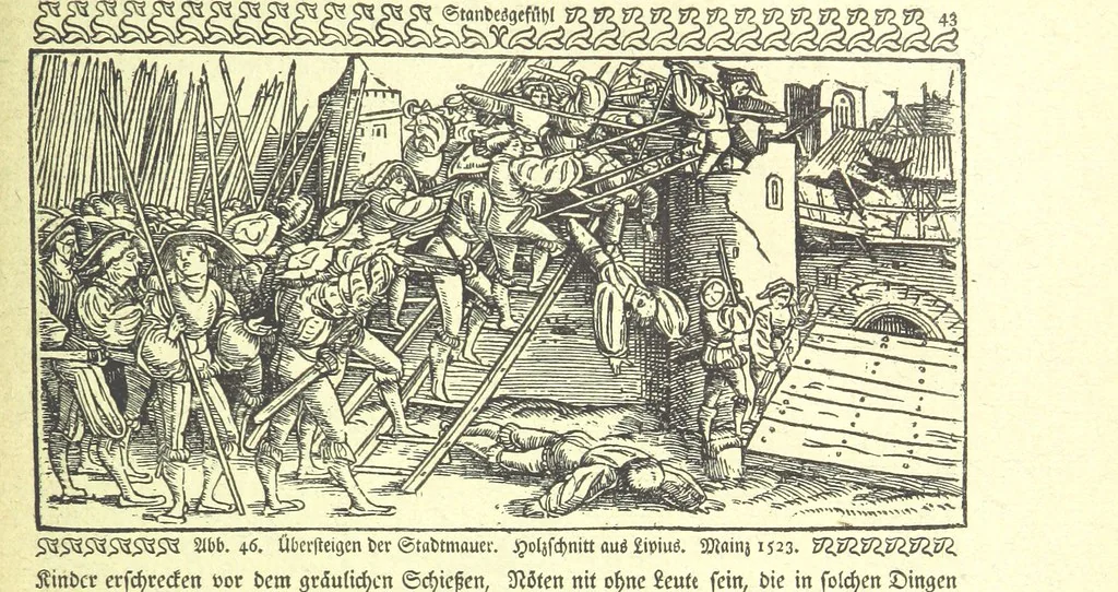 An illustration from Monographien zur deutschen Kulturgeschichte, herausgegeben von G. Steinhausen, 1899, leaf 49