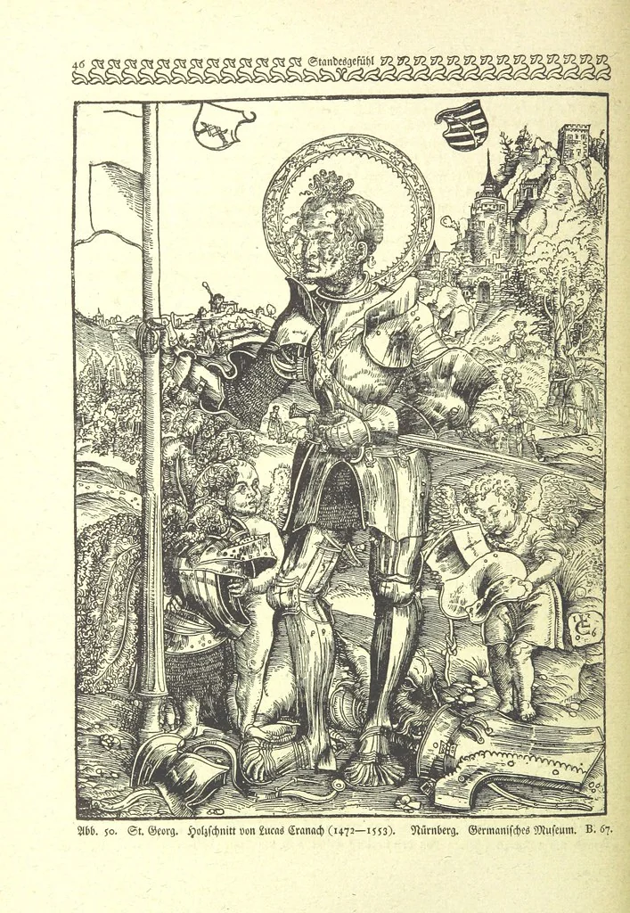 An illustration from Monographien zur deutschen Kulturgeschichte, herausgegeben von G. Steinhausen, 1899, leaf 52