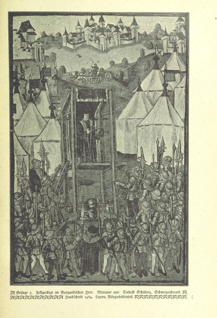 An illustration from Monographien zur deutschen Kulturgeschichte, herausgegeben von G. Steinhausen, 1899, leaf 55