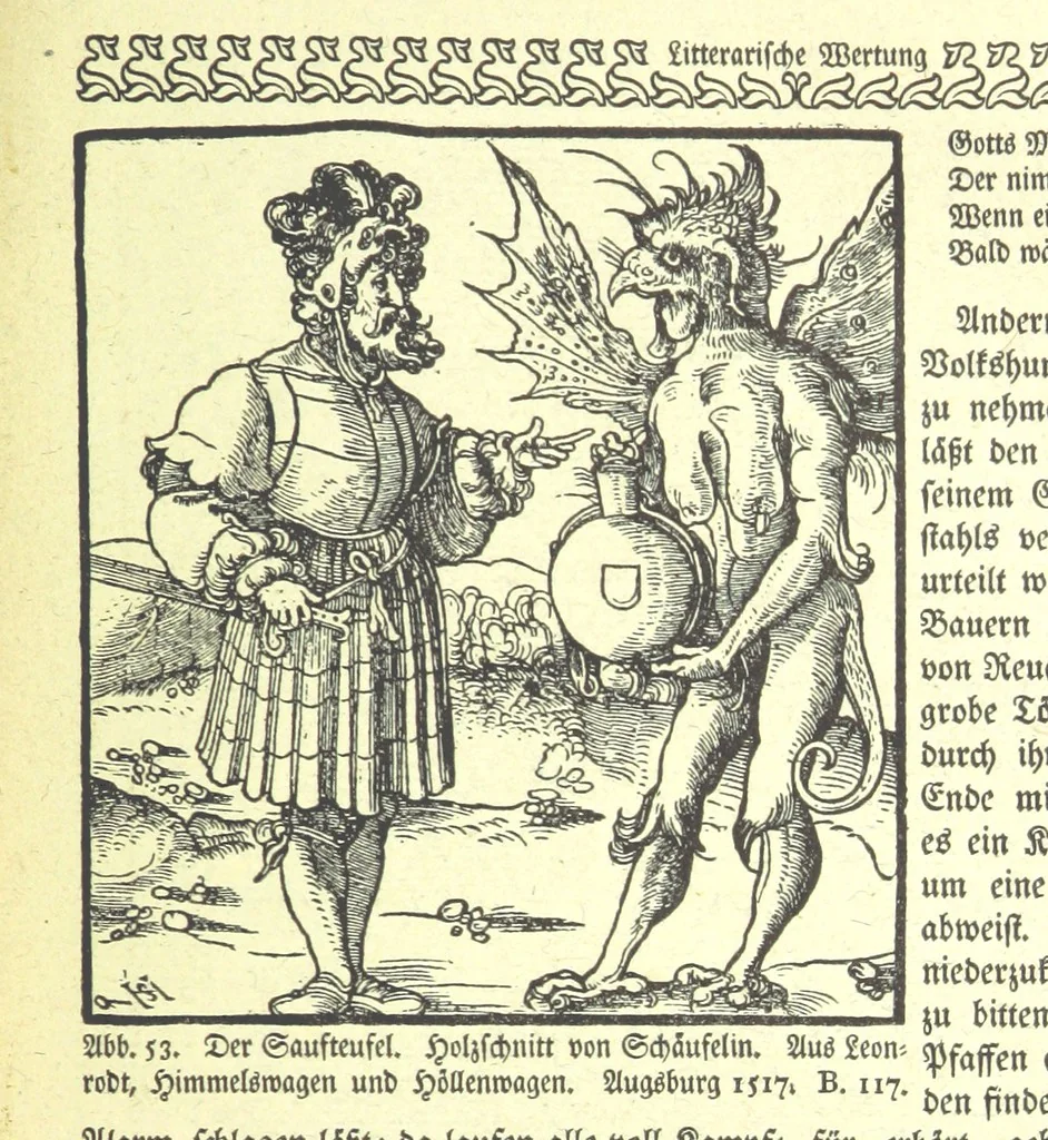 An illustration from Monographien zur deutschen Kulturgeschichte, herausgegeben von G. Steinhausen, 1899, leaf 57