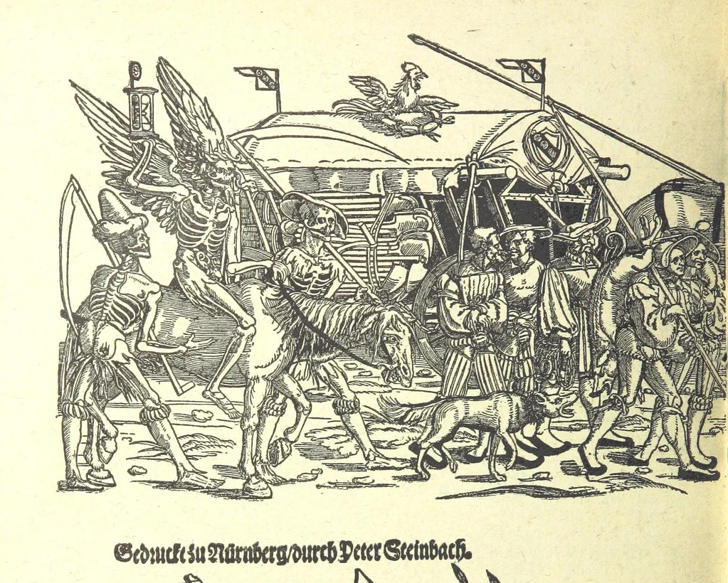 An illustration from Monographien zur deutschen Kulturgeschichte, herausgegeben von G. Steinhausen, 1899, leaf 60
