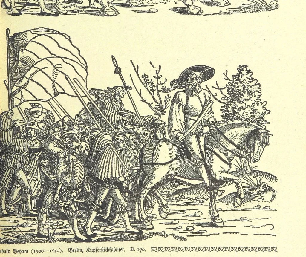 An illustration from Monographien zur deutschen Kulturgeschichte, herausgegeben von G. Steinhausen, 1899, leaf 61