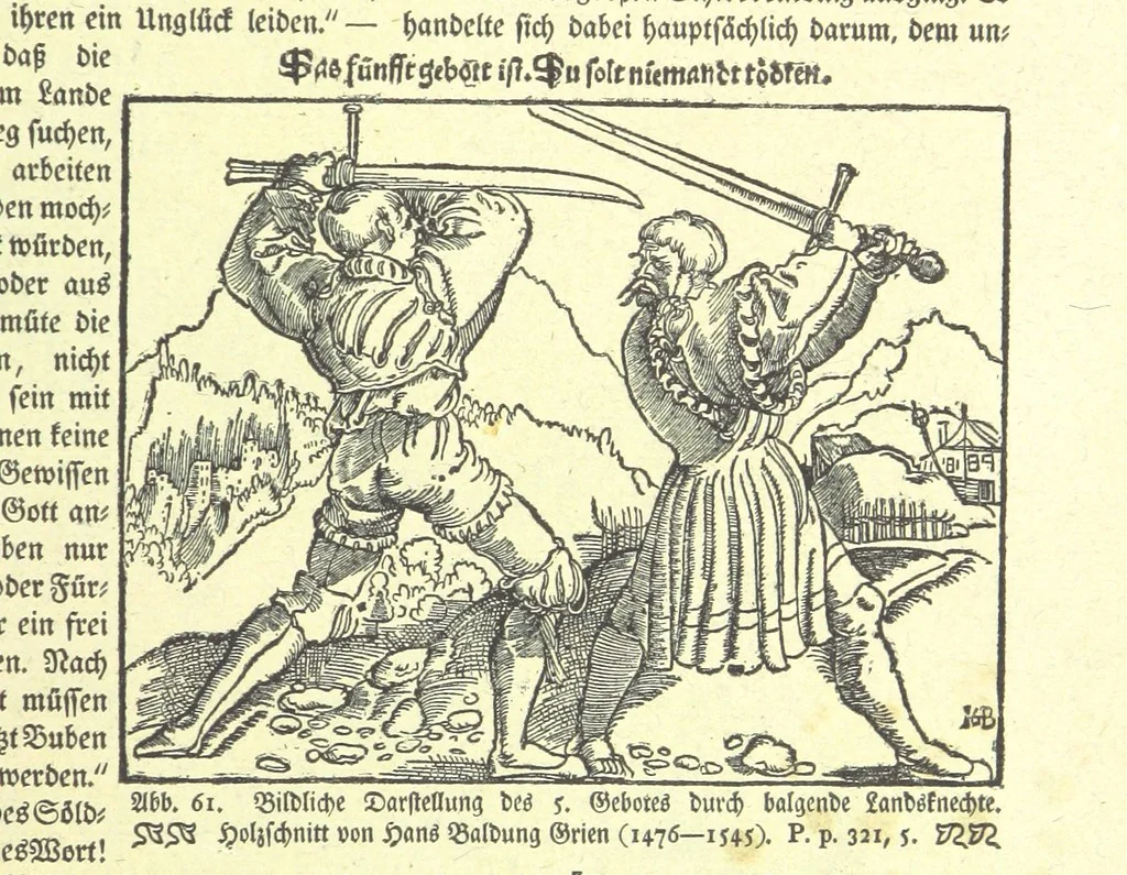 An illustration from Monographien zur deutschen Kulturgeschichte, herausgegeben von G. Steinhausen, 1899, leaf 65