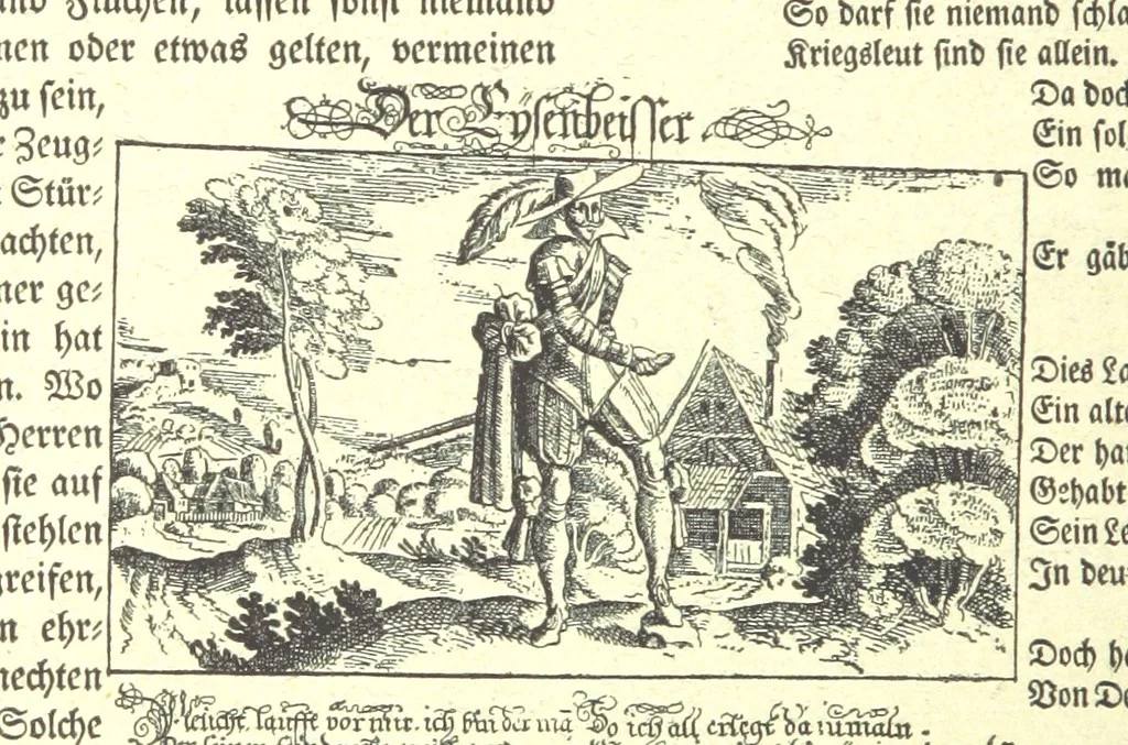 An illustration from Monographien zur deutschen Kulturgeschichte, herausgegeben von G. Steinhausen, 1899, leaf 78