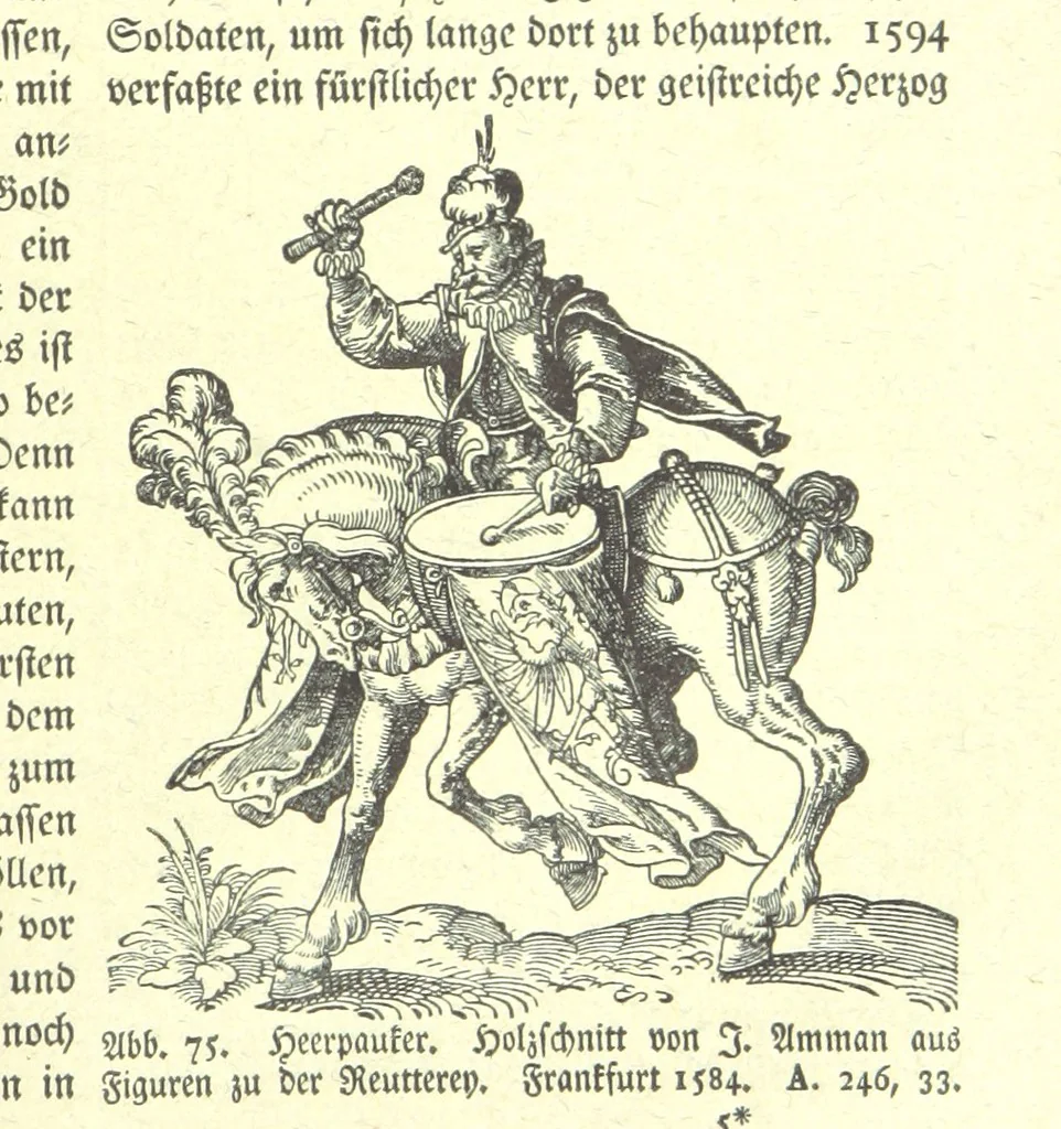 An illustration from Monographien zur deutschen Kulturgeschichte, herausgegeben von G. Steinhausen, 1899, leaf 79