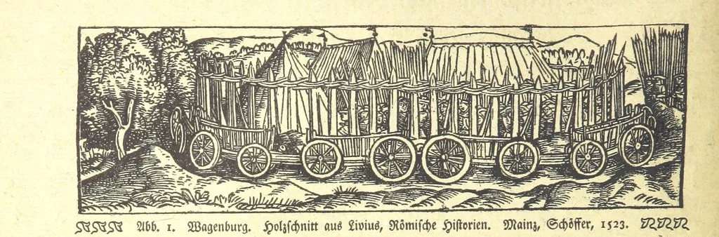 An illustration from Monographien zur deutschen Kulturgeschichte, herausgegeben von G. Steinhausen, 1899, leaf 8