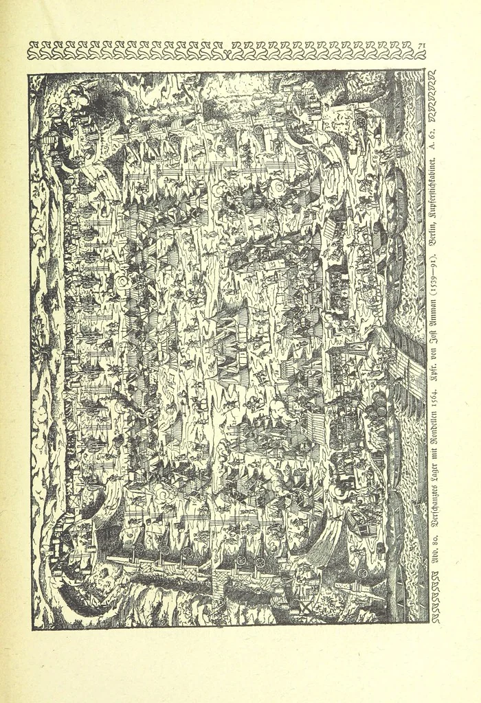 An illustration from Monographien zur deutschen Kulturgeschichte, herausgegeben von G. Steinhausen, 1899, leaf 83
