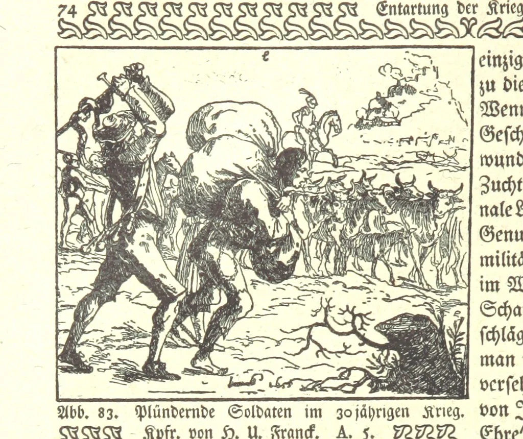 An illustration from Monographien zur deutschen Kulturgeschichte, herausgegeben von G. Steinhausen, 1899, leaf 86