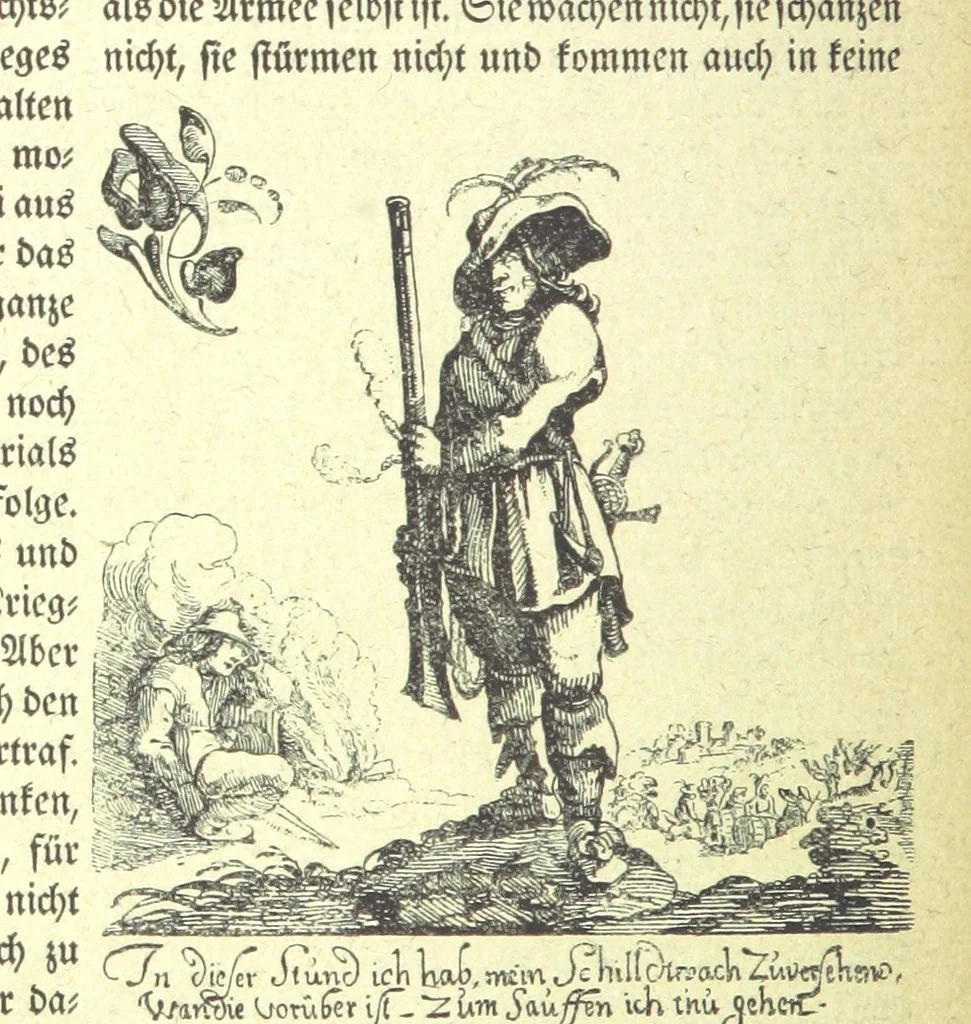 An illustration from Monographien zur deutschen Kulturgeschichte, herausgegeben von G. Steinhausen, 1899, leaf 88