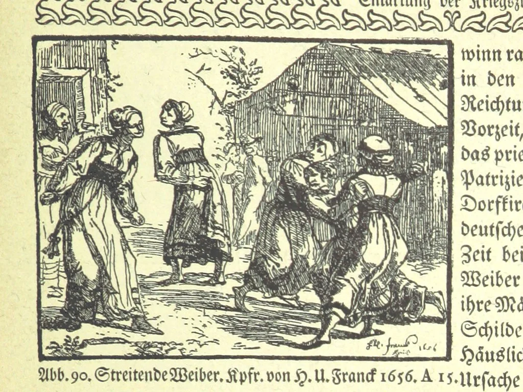 An illustration from Monographien zur deutschen Kulturgeschichte, herausgegeben von G. Steinhausen, 1899, leaf 91