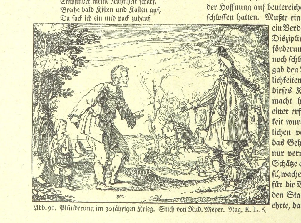 An illustration from Monographien zur deutschen Kulturgeschichte, herausgegeben von G. Steinhausen, 1899, leaf 92