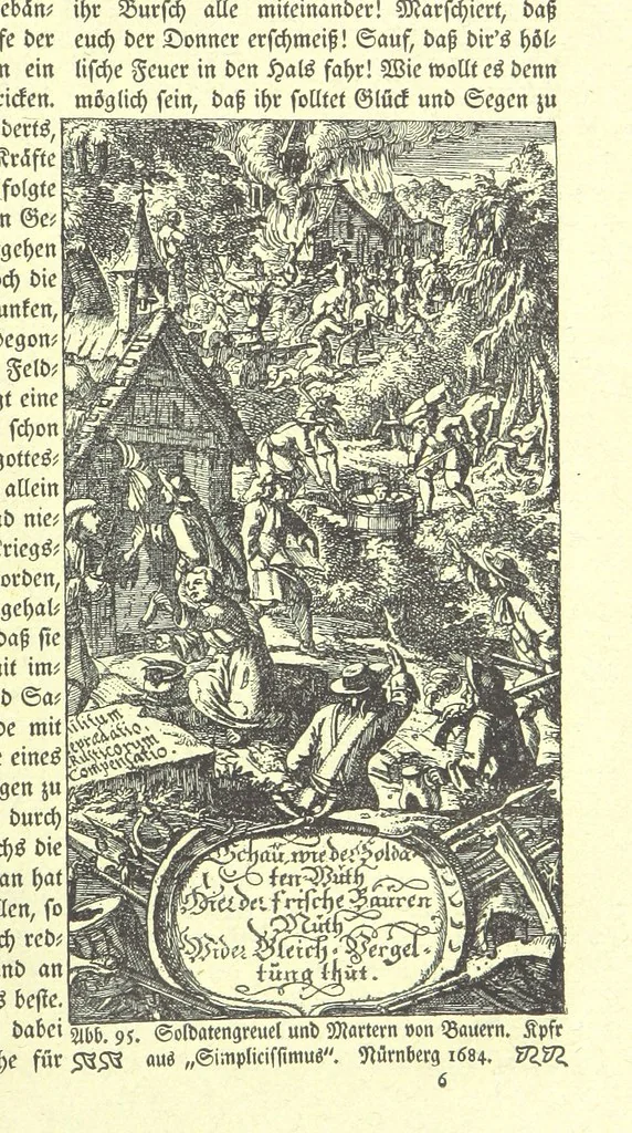 An illustration from Monographien zur deutschen Kulturgeschichte, herausgegeben von G. Steinhausen, 1899, leaf 93