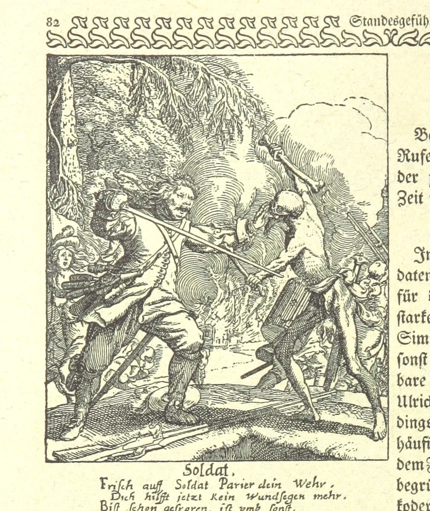 An illustration from Monographien zur deutschen Kulturgeschichte, herausgegeben von G. Steinhausen, 1899, leaf 94