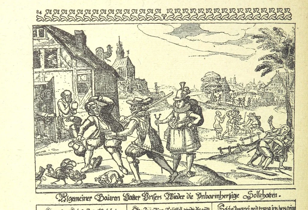 An illustration from Monographien zur deutschen Kulturgeschichte, herausgegeben von G. Steinhausen, 1899, leaf 96