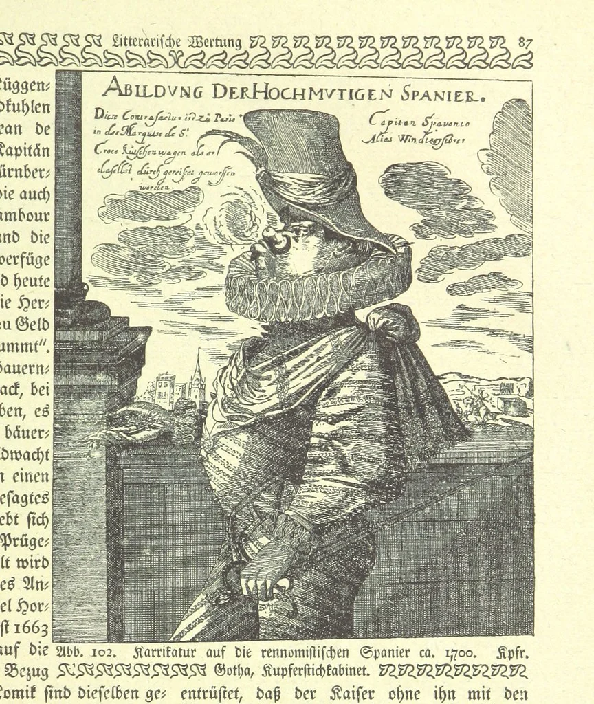 An illustration from Monographien zur deutschen Kulturgeschichte, herausgegeben von G. Steinhausen, 1899, leaf 99