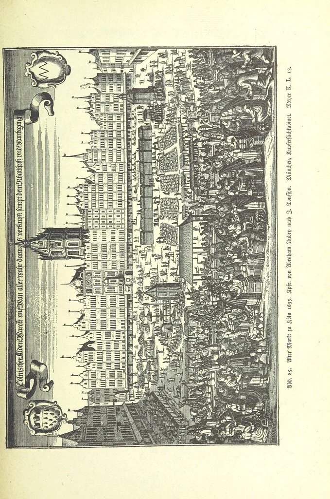 An illustration from Monographien zur deutschen Kulturgeschichte, herausgegeben von G. Steinhausen, 1899, leaf 101