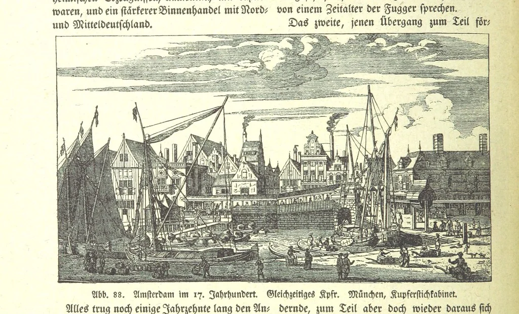 An illustration from Monographien zur deutschen Kulturgeschichte, herausgegeben von G. Steinhausen, 1899, leaf 104