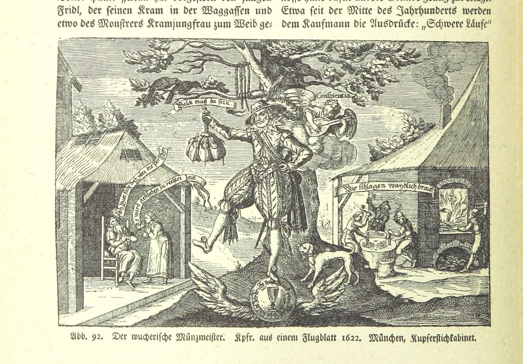 An illustration from Monographien zur deutschen Kulturgeschichte, herausgegeben von G. Steinhausen, 1899, leaf 108