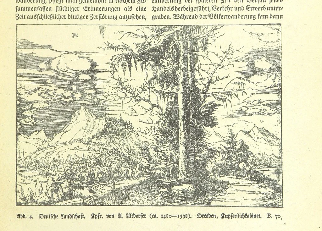 An illustration from Monographien zur deutschen Kulturgeschichte, herausgegeben von G. Steinhausen, 1899, leaf 11