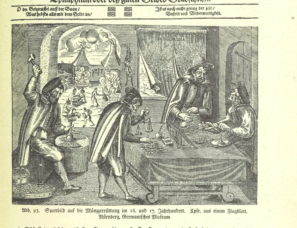 An illustration from Monographien zur deutschen Kulturgeschichte, herausgegeben von G. Steinhausen, 1899, leaf 113