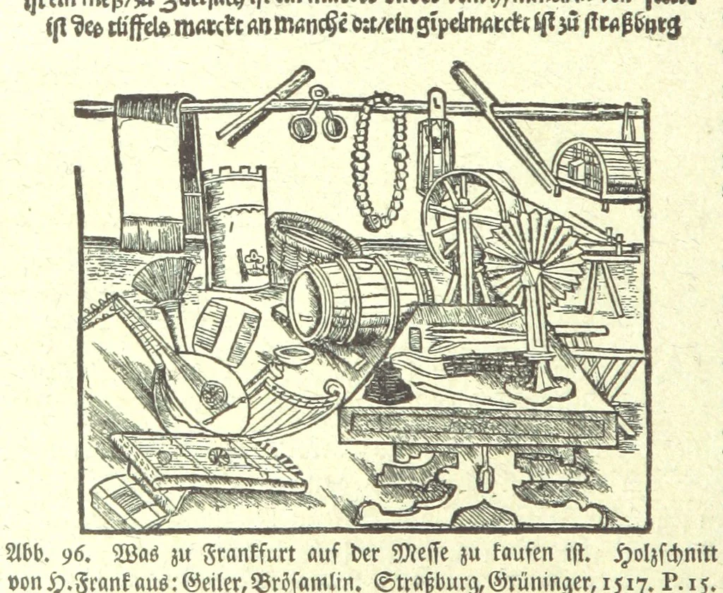 An illustration from Monographien zur deutschen Kulturgeschichte, herausgegeben von G. Steinhausen, 1899, leaf 116
