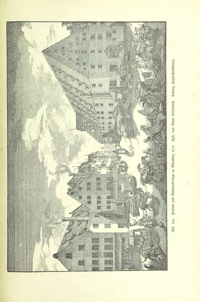 An illustration from Monographien zur deutschen Kulturgeschichte, herausgegeben von G. Steinhausen, 1899, leaf 127