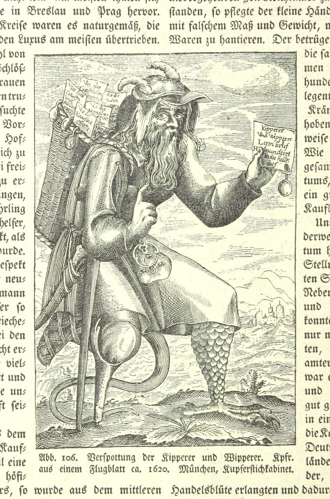 An illustration from Monographien zur deutschen Kulturgeschichte, herausgegeben von G. Steinhausen, 1899, leaf 128