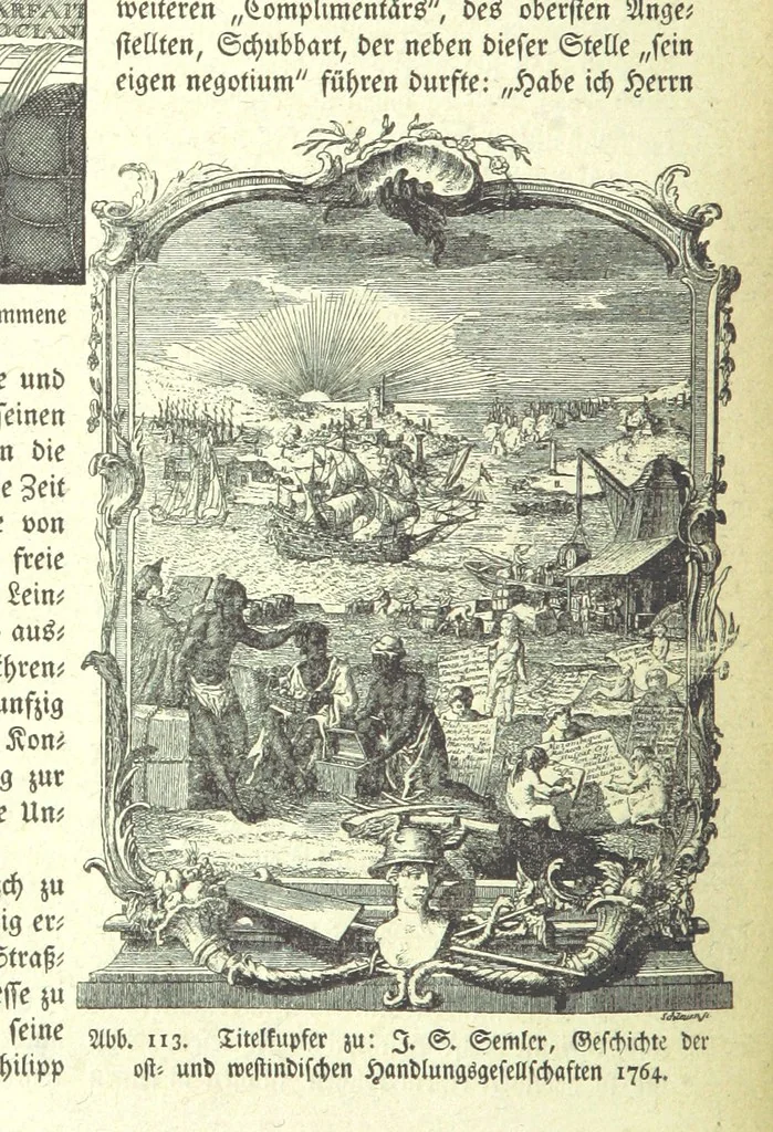 An illustration from Monographien zur deutschen Kulturgeschichte, herausgegeben von G. Steinhausen, 1899, leaf 132
