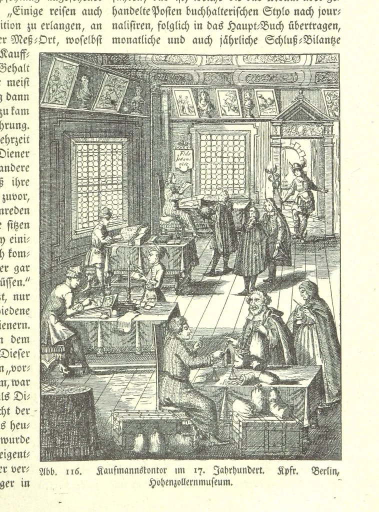 An illustration from Monographien zur deutschen Kulturgeschichte, herausgegeben von G. Steinhausen, 1899, leaf 135