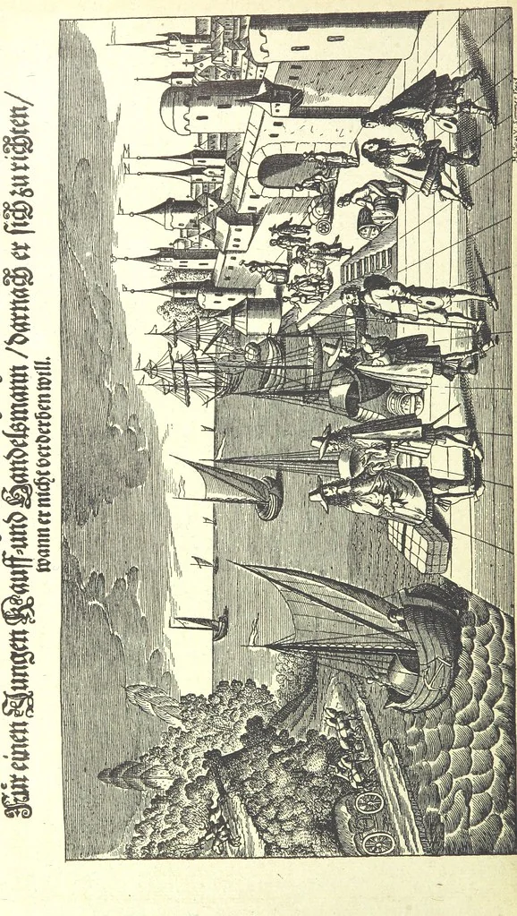 An illustration from Monographien zur deutschen Kulturgeschichte, herausgegeben von G. Steinhausen, 1899, leaf 142
