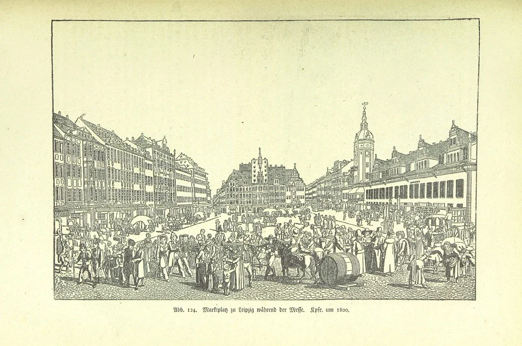 An illustration from Monographien zur deutschen Kulturgeschichte, herausgegeben von G. Steinhausen, 1899, leaf 147