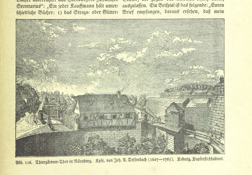 An illustration from Monographien zur deutschen Kulturgeschichte, herausgegeben von G. Steinhausen, 1899, leaf 149