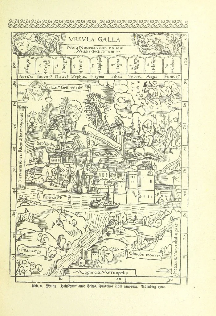 An illustration from Monographien zur deutschen Kulturgeschichte, herausgegeben von G. Steinhausen, 1899, leaf 15