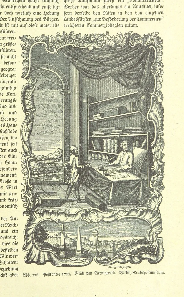 An illustration from Monographien zur deutschen Kulturgeschichte, herausgegeben von G. Steinhausen, 1899, leaf 153