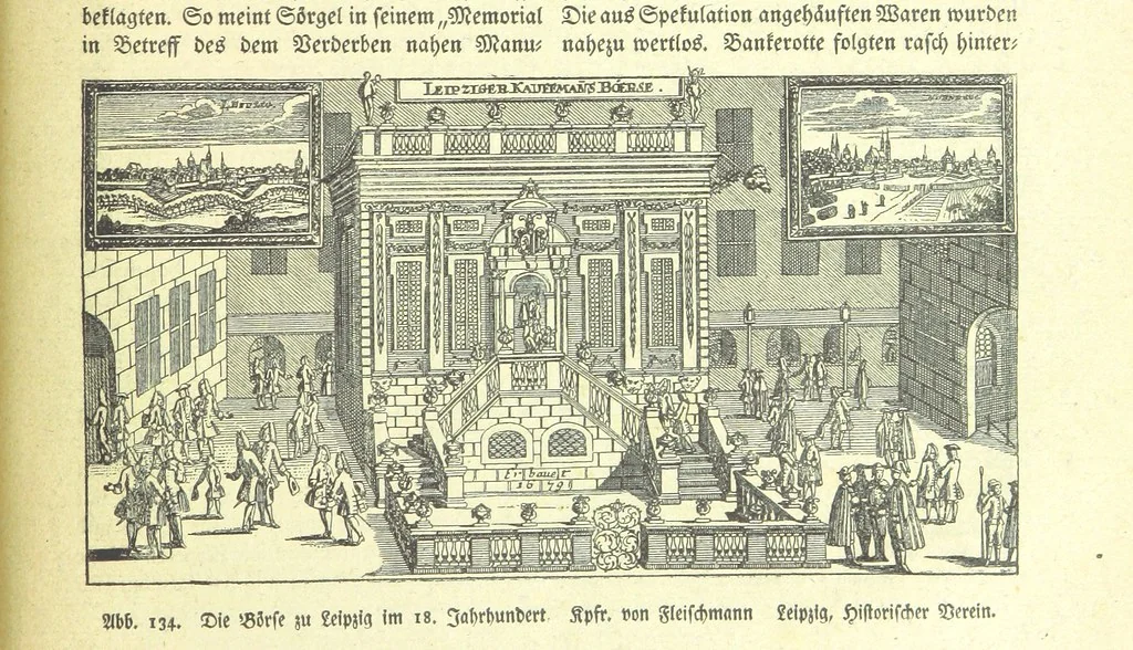 An illustration from Monographien zur deutschen Kulturgeschichte, herausgegeben von G. Steinhausen, 1899, leaf 159
