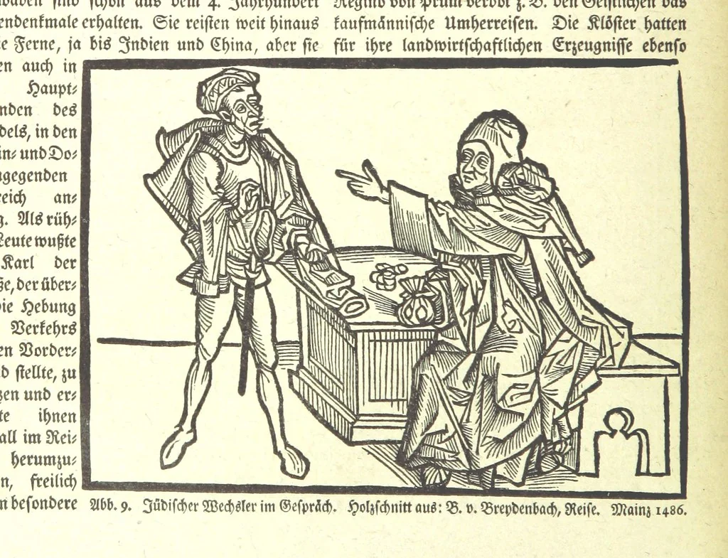 An illustration from Monographien zur deutschen Kulturgeschichte, herausgegeben von G. Steinhausen, 1899, leaf 16