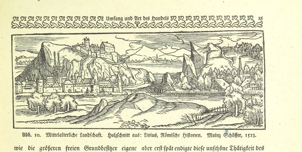 An illustration from Monographien zur deutschen Kulturgeschichte, herausgegeben von G. Steinhausen, 1899, leaf 17
