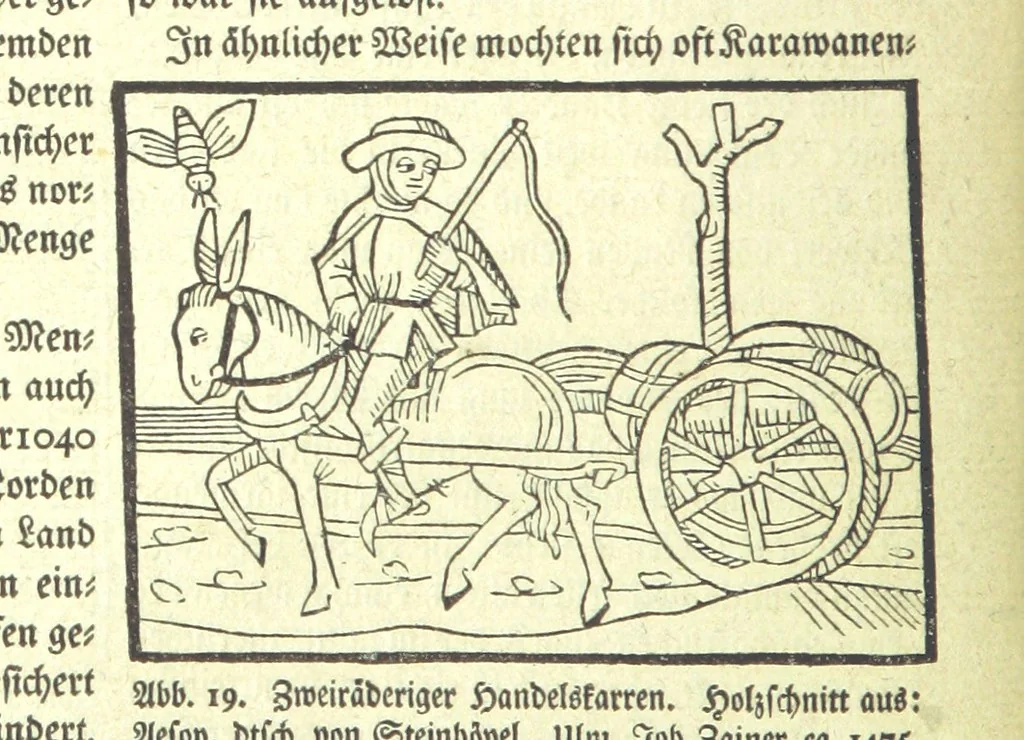 An illustration from Monographien zur deutschen Kulturgeschichte, herausgegeben von G. Steinhausen, 1899, leaf 26