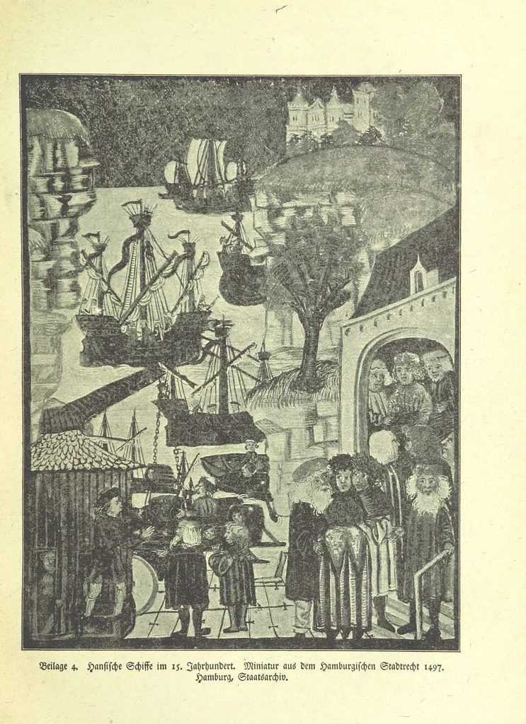 An illustration from Monographien zur deutschen Kulturgeschichte, herausgegeben von G. Steinhausen, 1899, leaf 41